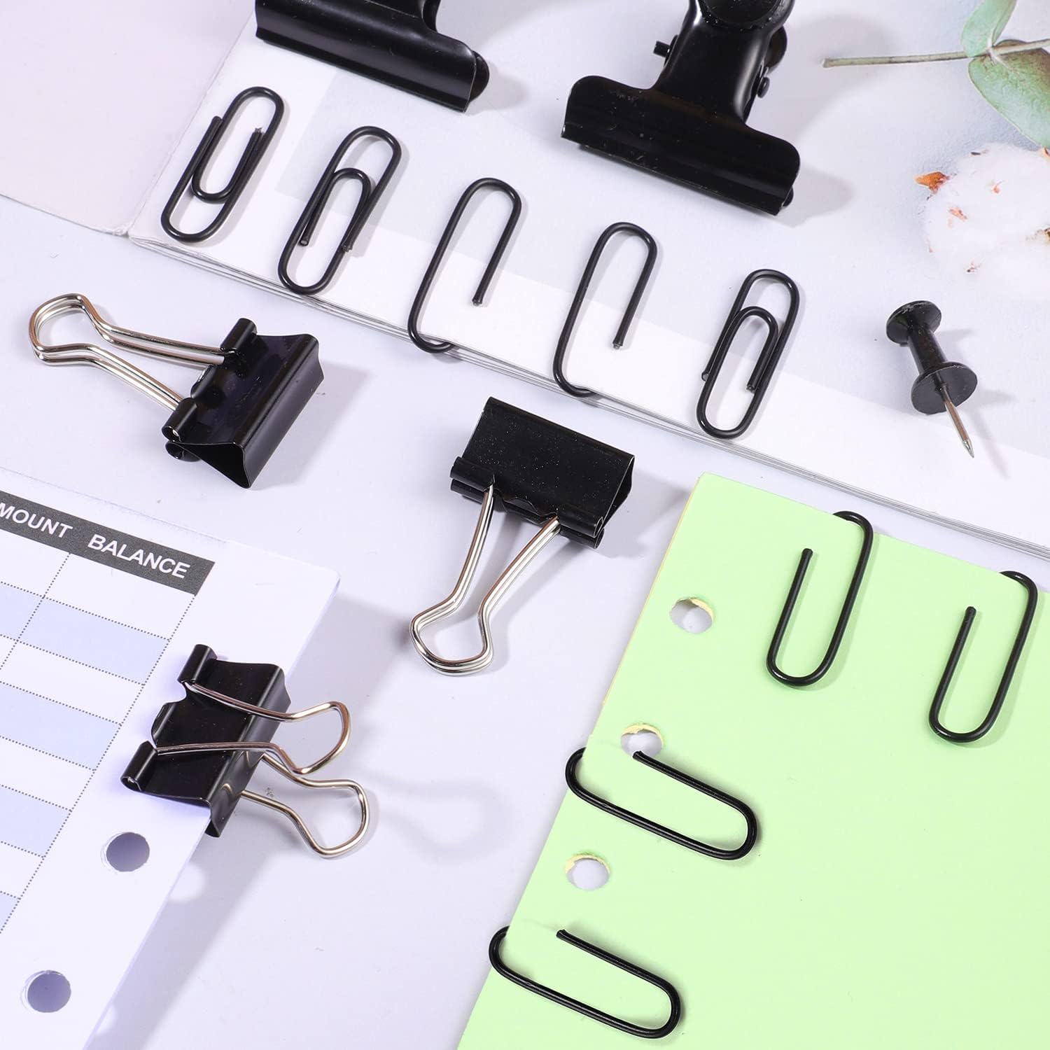 310pcs Push Pins Set Binder Pa - Binder Clip Assorted ulasan dan harga
