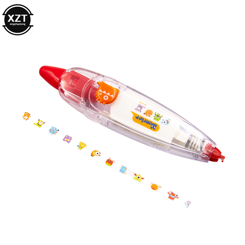 Kids Kawaii Animals Press Type - Correction Tape Roller ulasan dan harga