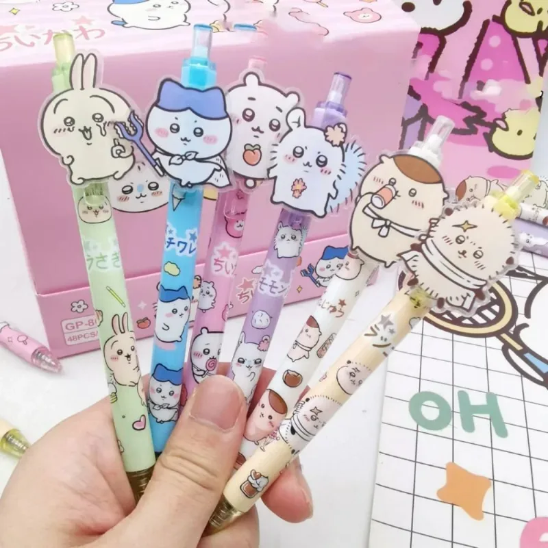 Kawaii Chiikawa Gel Pens 0.5mm - Stationery Supplier ulasan dan harga