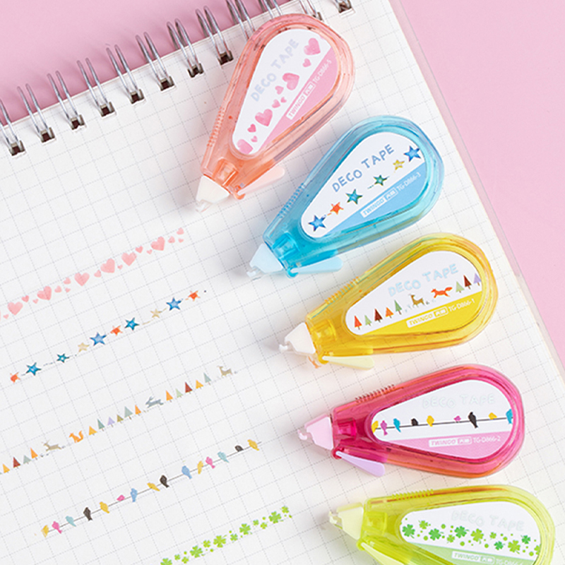 1pc Kawaii 5mm*5m Mini Pattern - Correction Tape Roller ulasan dan harga